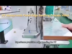 Proces obróbki pasów na krawędzi paneli PP Honeycomb Panel