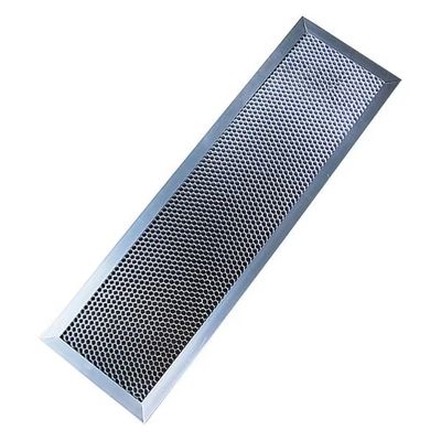 Aluminiowy filtr z pączkami z aluminiową ramą Substrat z pączkami 100x100mm ISO9001