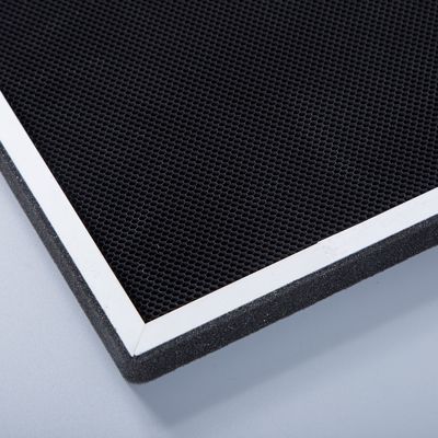 Substrat gąbki Wysokiej wydajności Aluminiowy Filtr z pączków miodnych Filtr aktywowanego węgla 10 mm