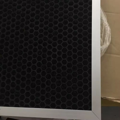 Aluminiowy filtr z pączkami z powłoką aktywowanego węgla Wielkość 500x500 mm