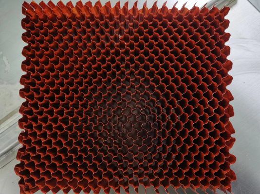 Grubość 5,2 mm Gęstość 56 elastyczny Nomex Honeycomb Core Plum Shaped Perforated Grid
