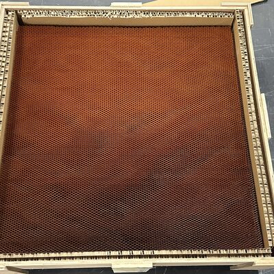 Gęstość 56 Elastyczny rdzeń o strukturze plastra miodu z aramidu, perforowana siatka w kształcie śliwki