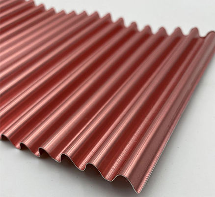Płyty ścienne z aluminiowego falistego materiału kompozytowego