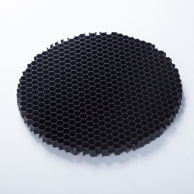 Okrągły czarny aluminiowy szczotka miodowa 2 mm długość boku