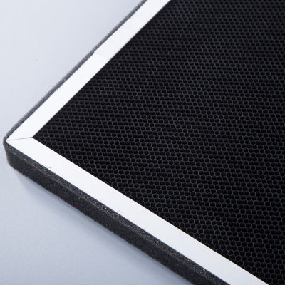 Aluminiowy filtr z węgla aktywowanego 500x500 mm Ultra Mała długość boku